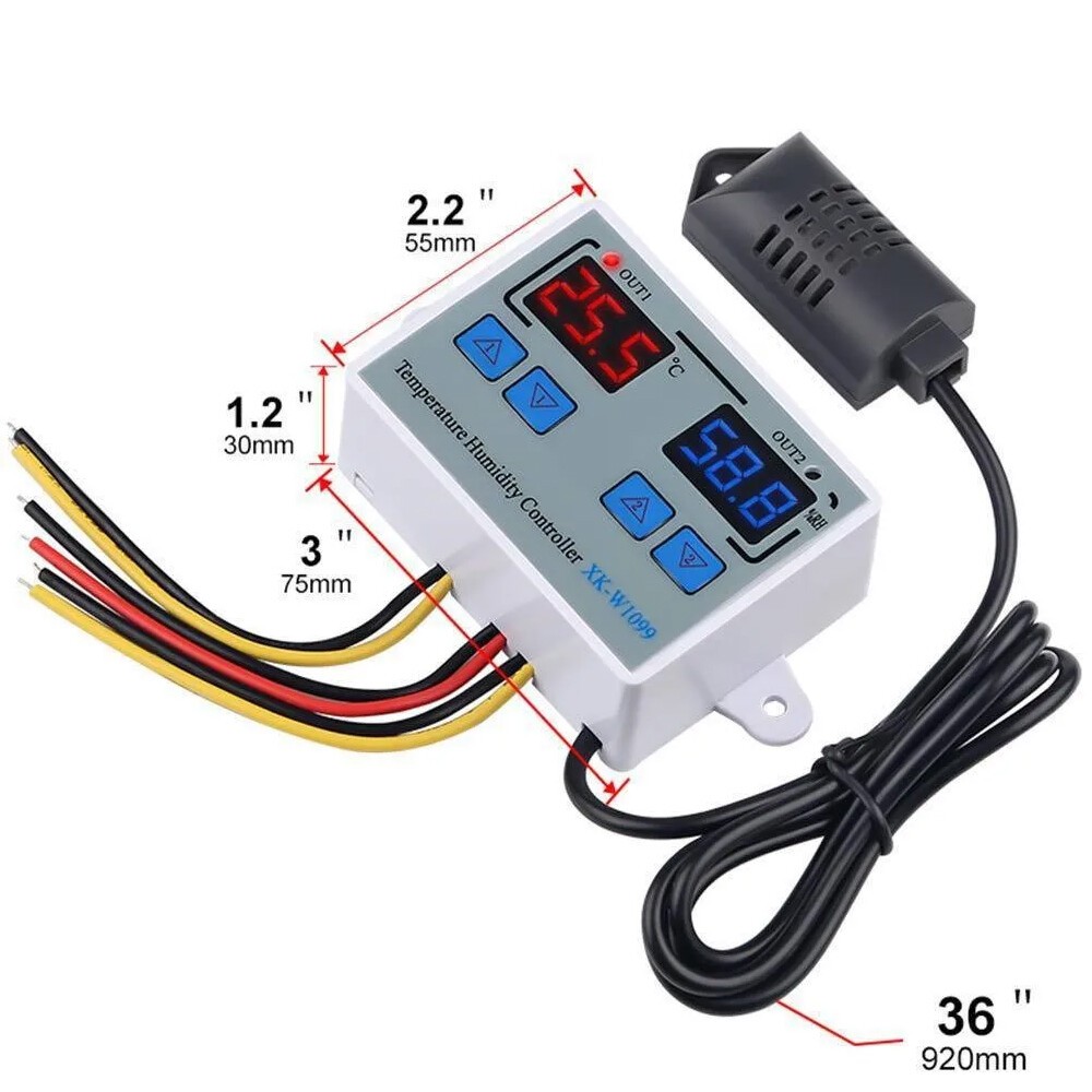 for W1099 digital controller for precise temperature and humidity control