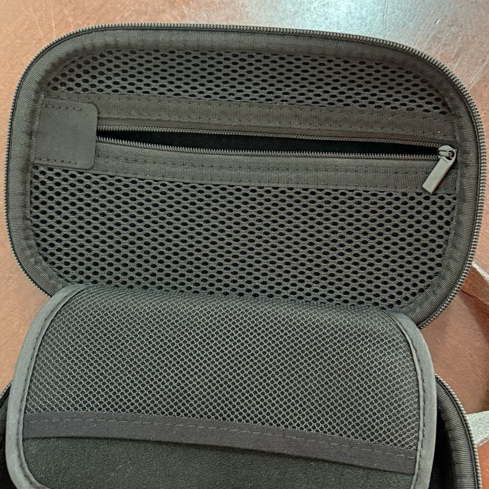 Ugreen Double Sided Hard Shell Travel Tech Organizer Double Zipper Handle Gray