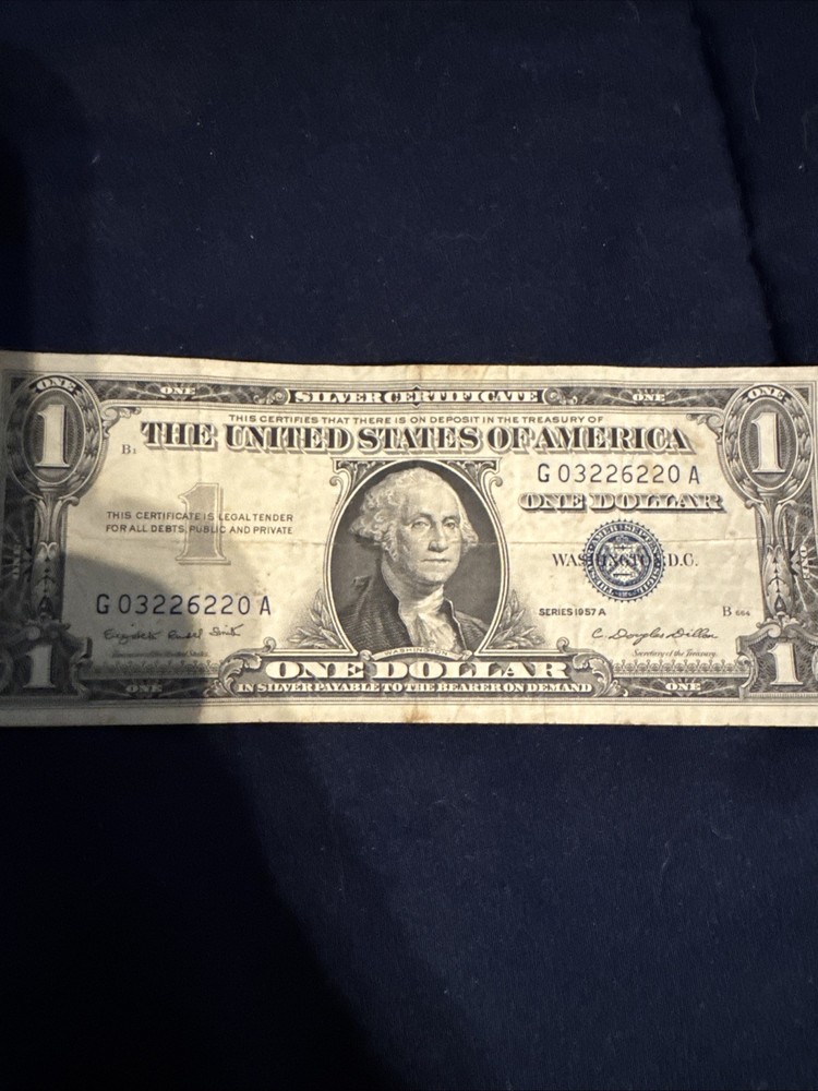 silver certificate dollar 1957 A