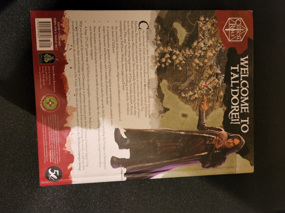 Original Tal'dorei campaign setting: Dungeons and Dragons 5e