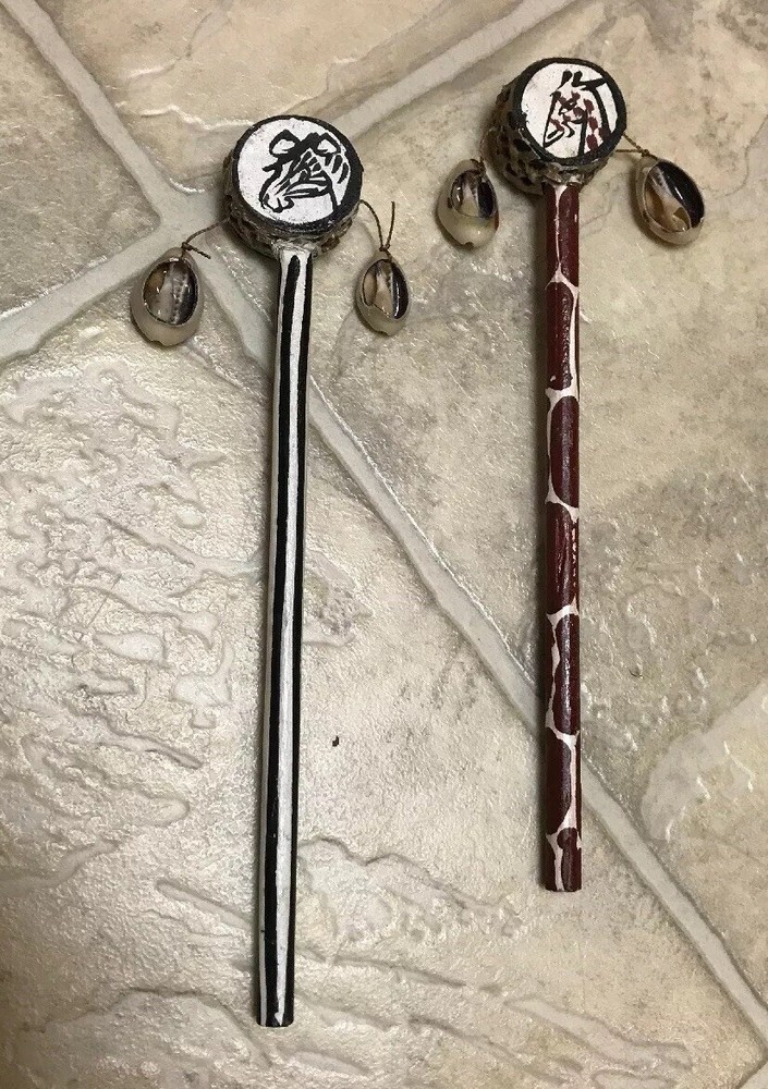 Tic Toc African Tabour Kamba Zebra & Giraffe Pencil Drum