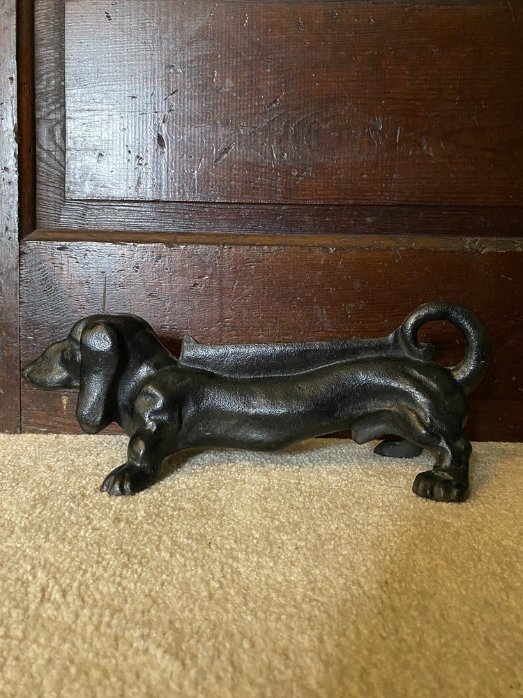 Antique Dachshund Hound Boot Scrapper