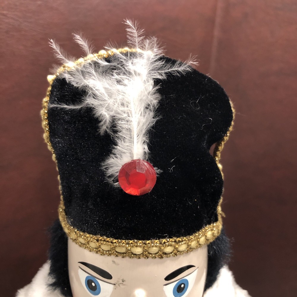 Nutcracker Cape Feather Hat Count Down Blocks on Tray 16”