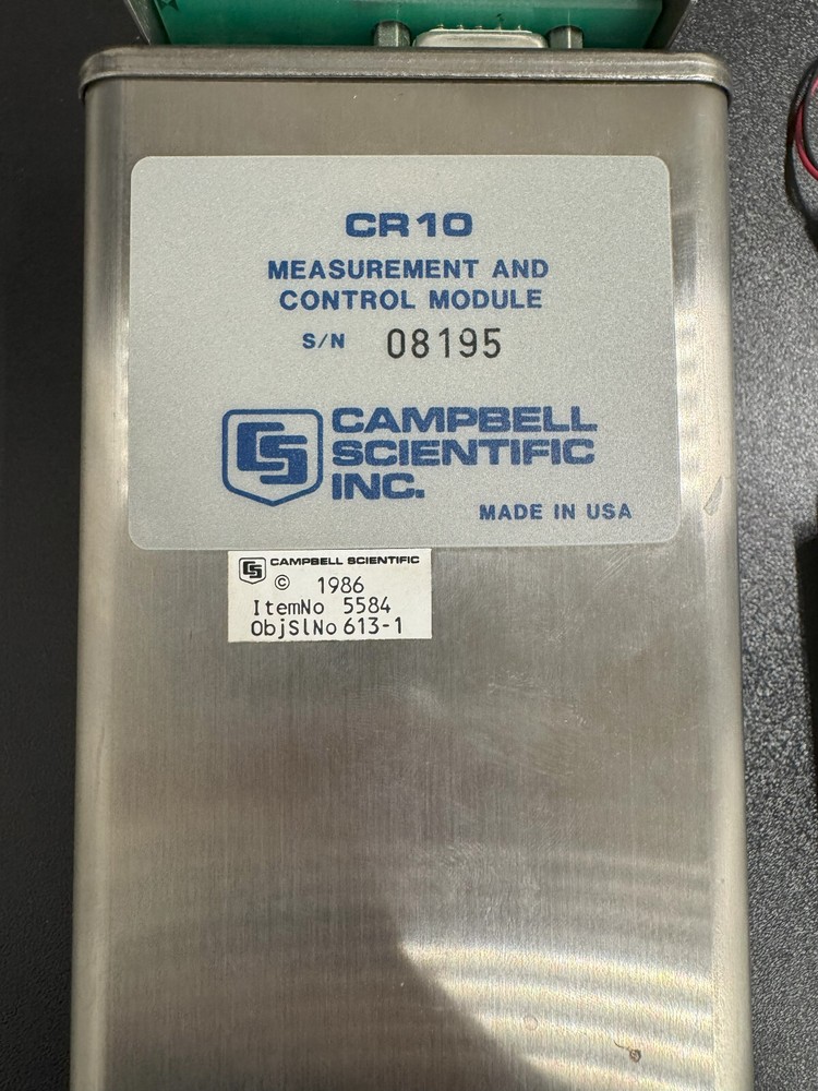 Campbell Scientific CR10 Datalogger w/ Wiring Panel