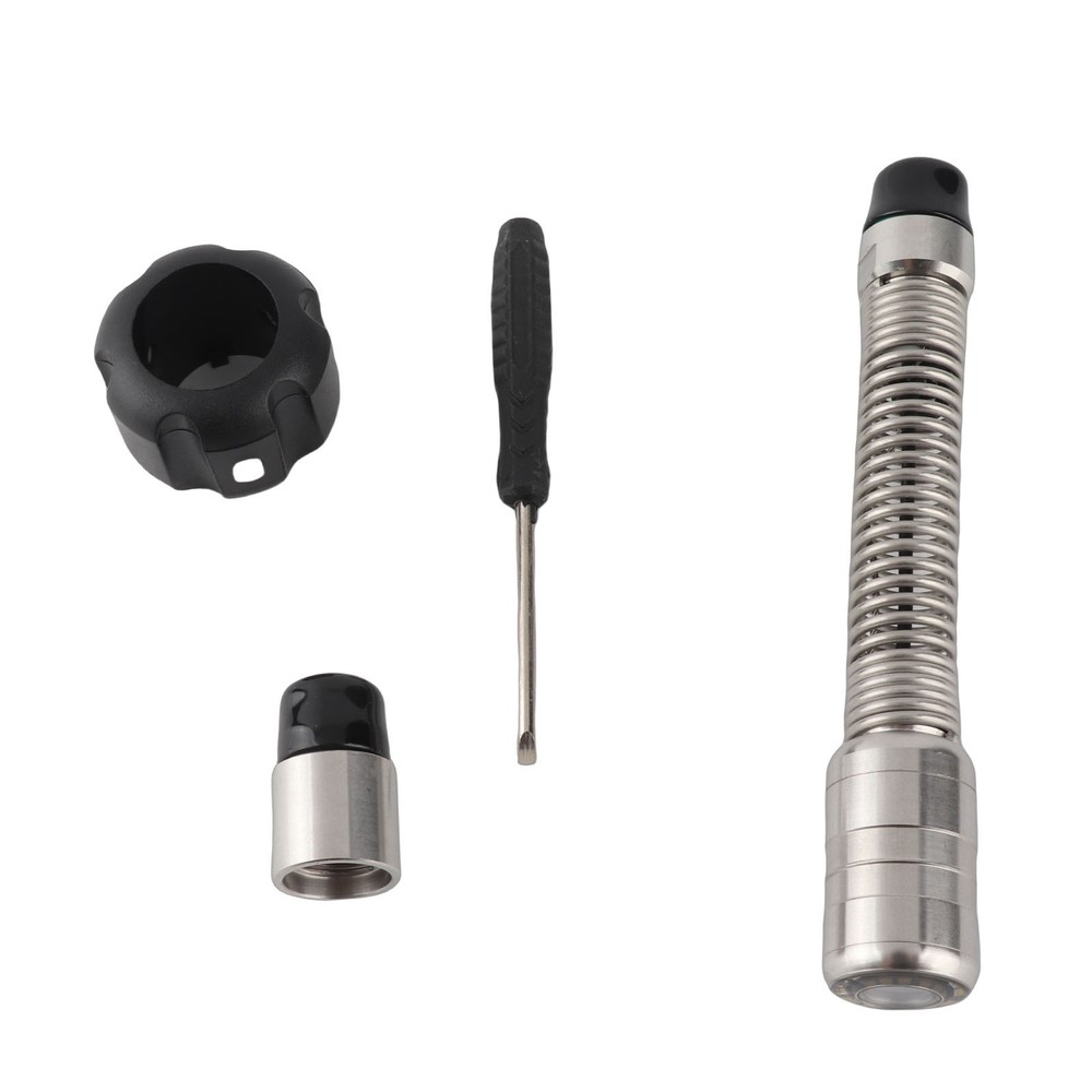 15mm Thread Diameter Pipe Drain Endoscope Camera Head Accessory with LED Light