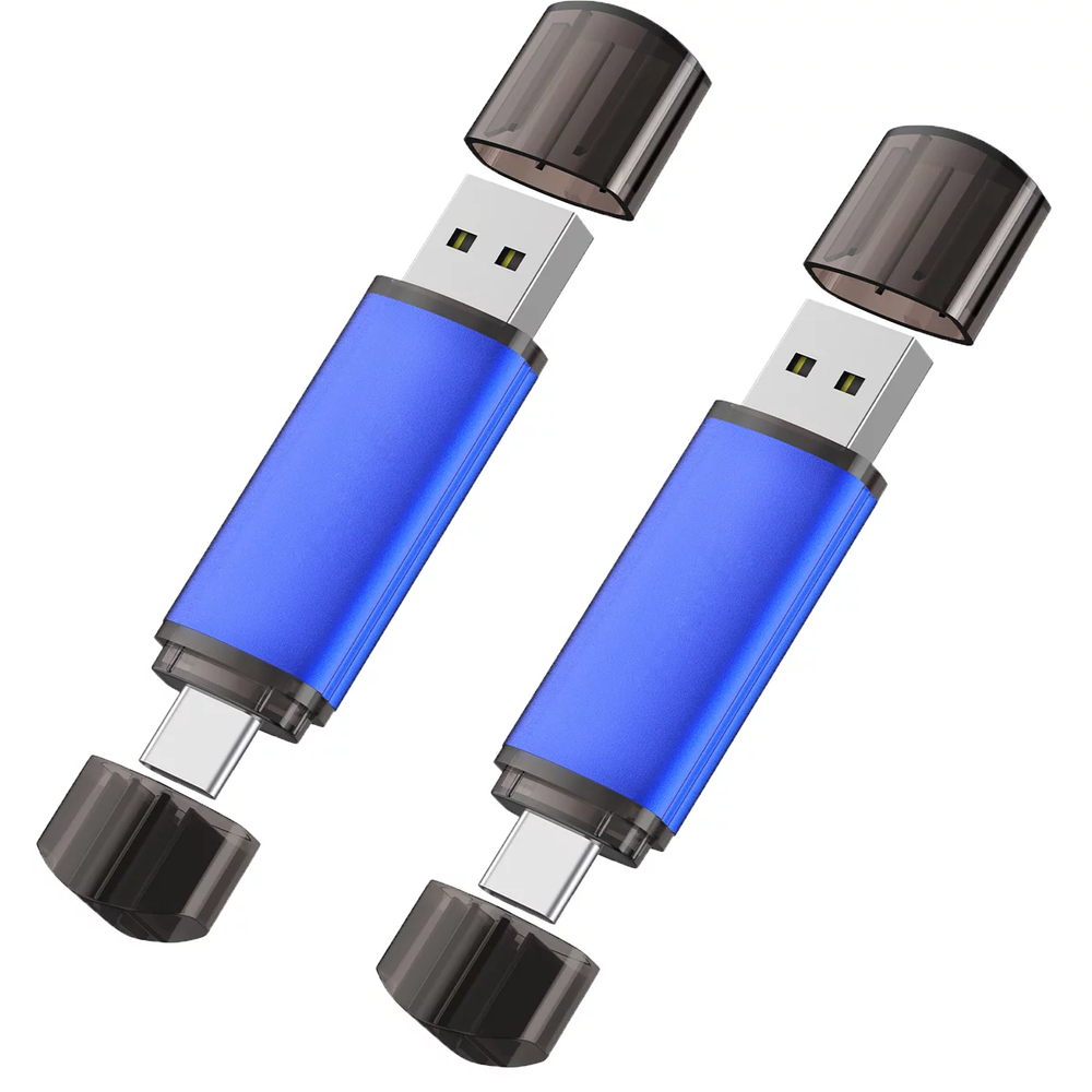 USB 2.0 32/64/128GB Type-C/ A Dual Flash Drive Memory Stick For Android Phone PC
