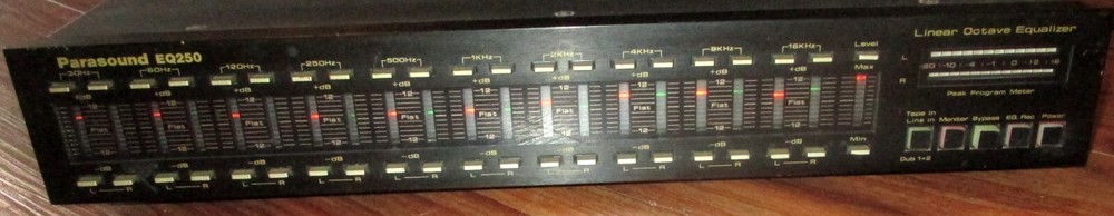Parasound EQ-250 10-Band Stereo Equalizer