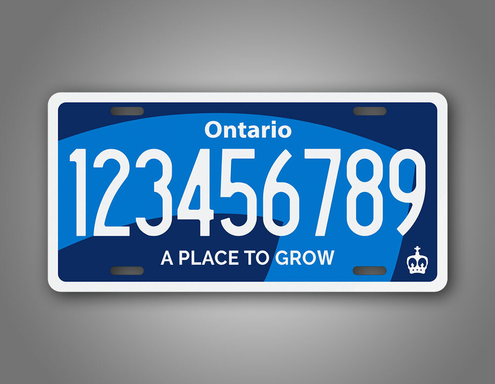 Customized Ontario Canada Novelty License Plate ON Personalized Auto Tag