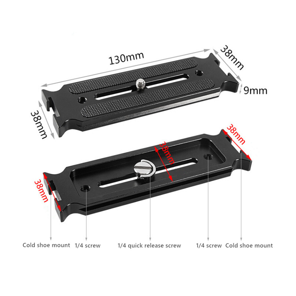 DSLR Camera Quick Release L Plate Tripod Head Vertical Mount for Photography