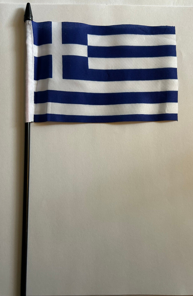 Greece Desk Flag 4" x 6" Inches