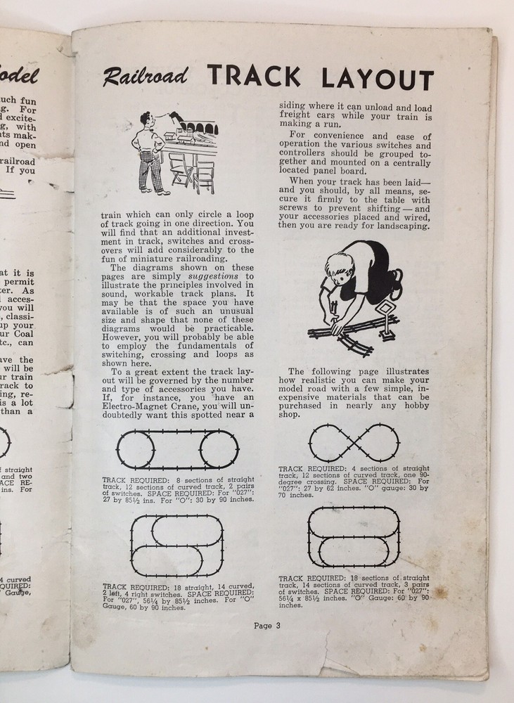 Vintage Lionel Train Manual 40 Pages Missing Cover Read Description
