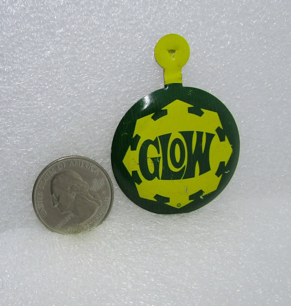 Vintage Glow Button Pin