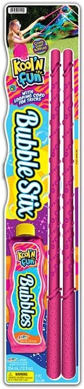 Ja-Ru Kool'N Fun Bubble Set with Wand Plastic