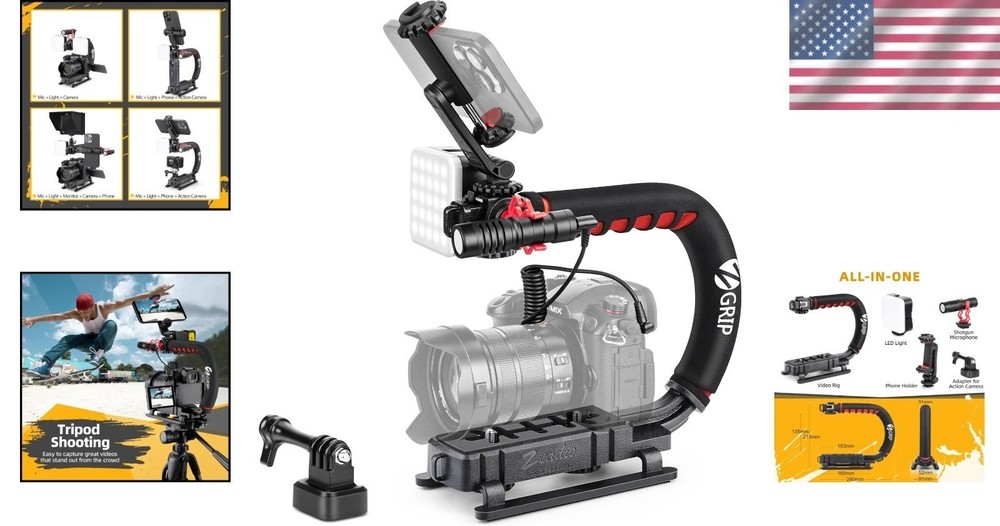 All-in-One Camera Stabilizer Bundle for Content Creators