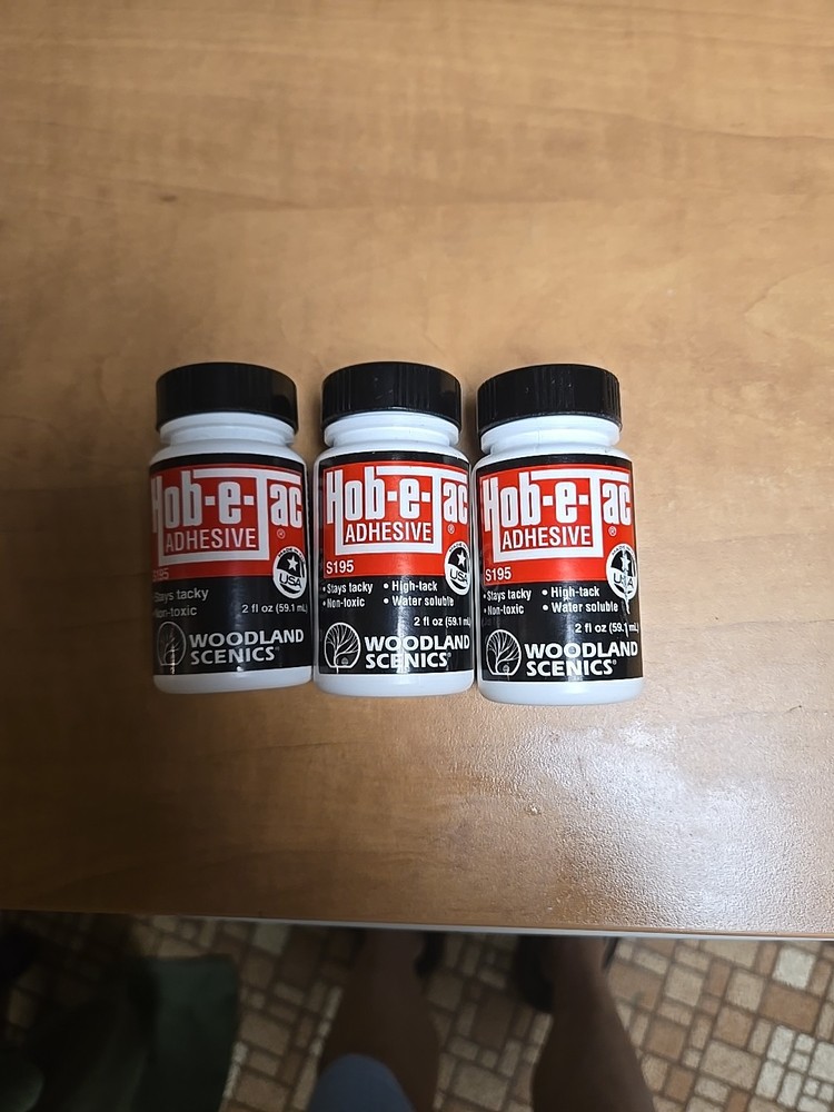 Hob E Tac Adhesive (3 Bottles)