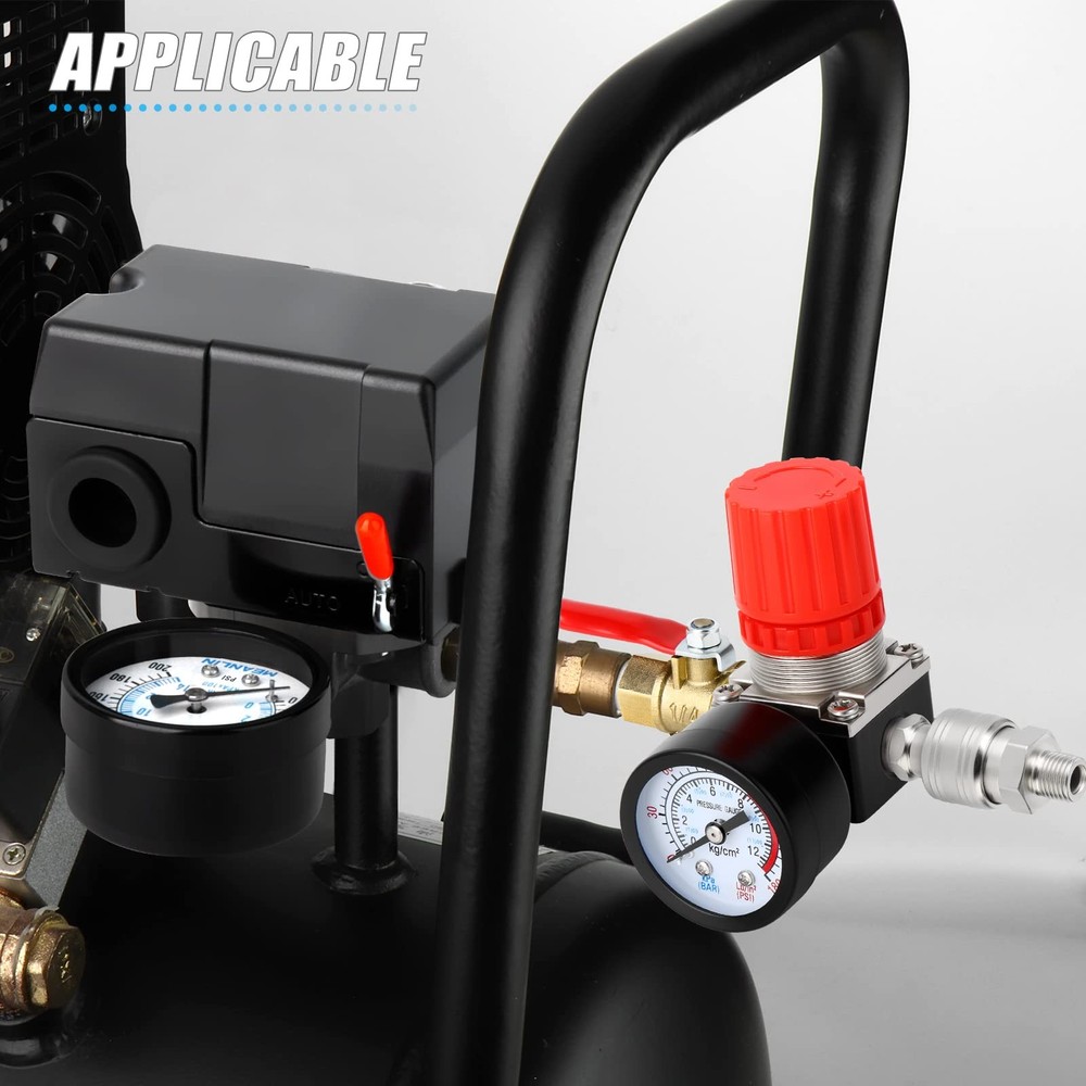 Air Compressor Pressure Switch Control Valve Red, Black