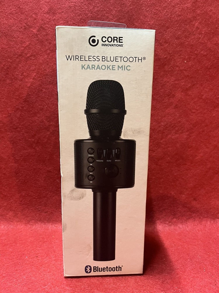 Core Innovations Karaoke Microphone (Black)