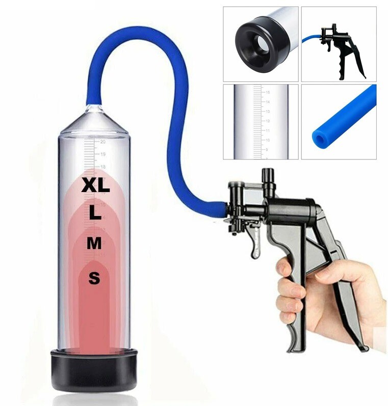 Male Vacuum Suction Trigger Penis Pump For Erectile Dysfunction Size Enlarger