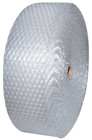 Zoro Select 5Vel3 Bubble Roll 48" X 250 Ft., 1/2" Thickness, Clear