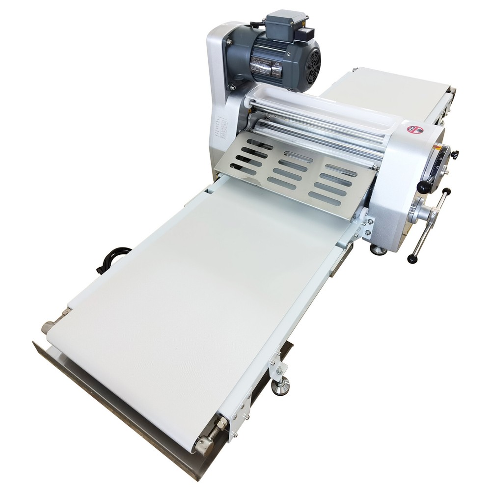110V Dough Sheeter Reversible Roller Croissant Roller Sheeter for Pastry Dough