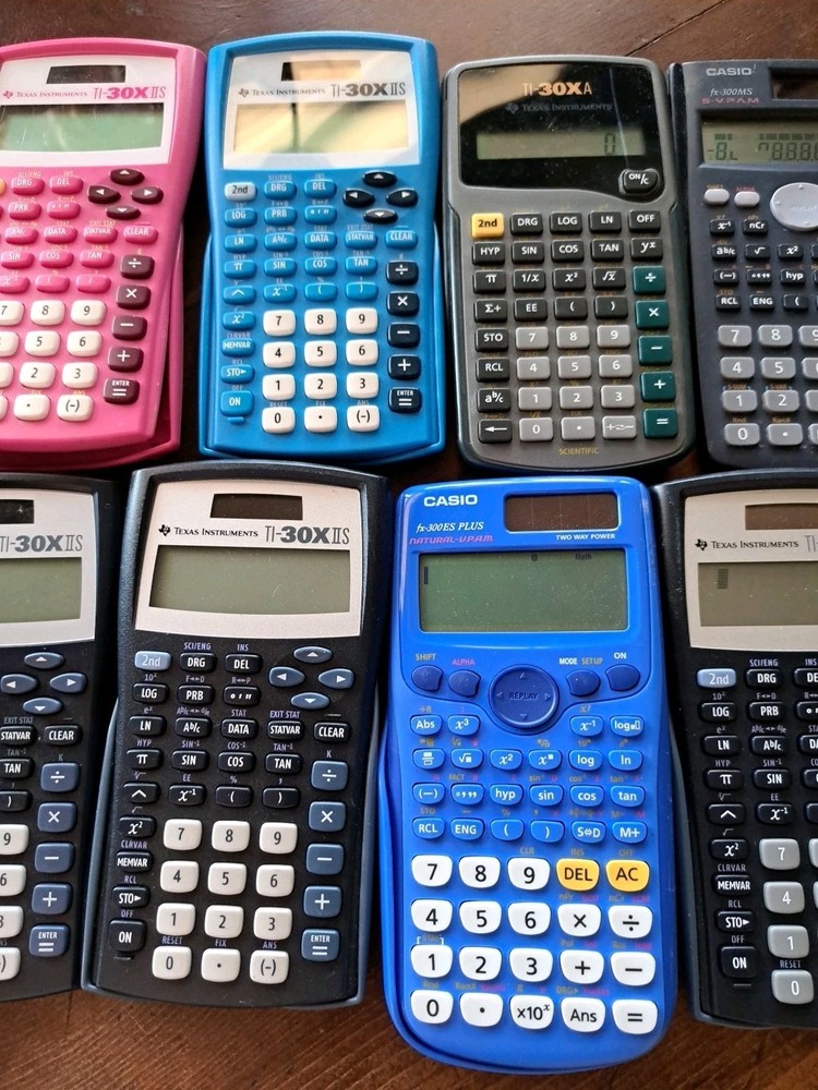 16 Calculators TI/Casio/BA Various Types Tested/Working!!