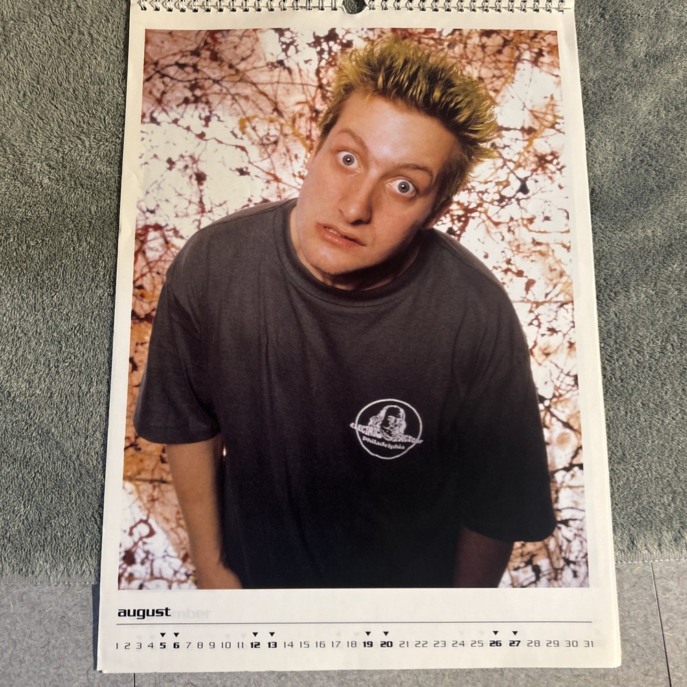 Green Day 2000 Calendar RARE!