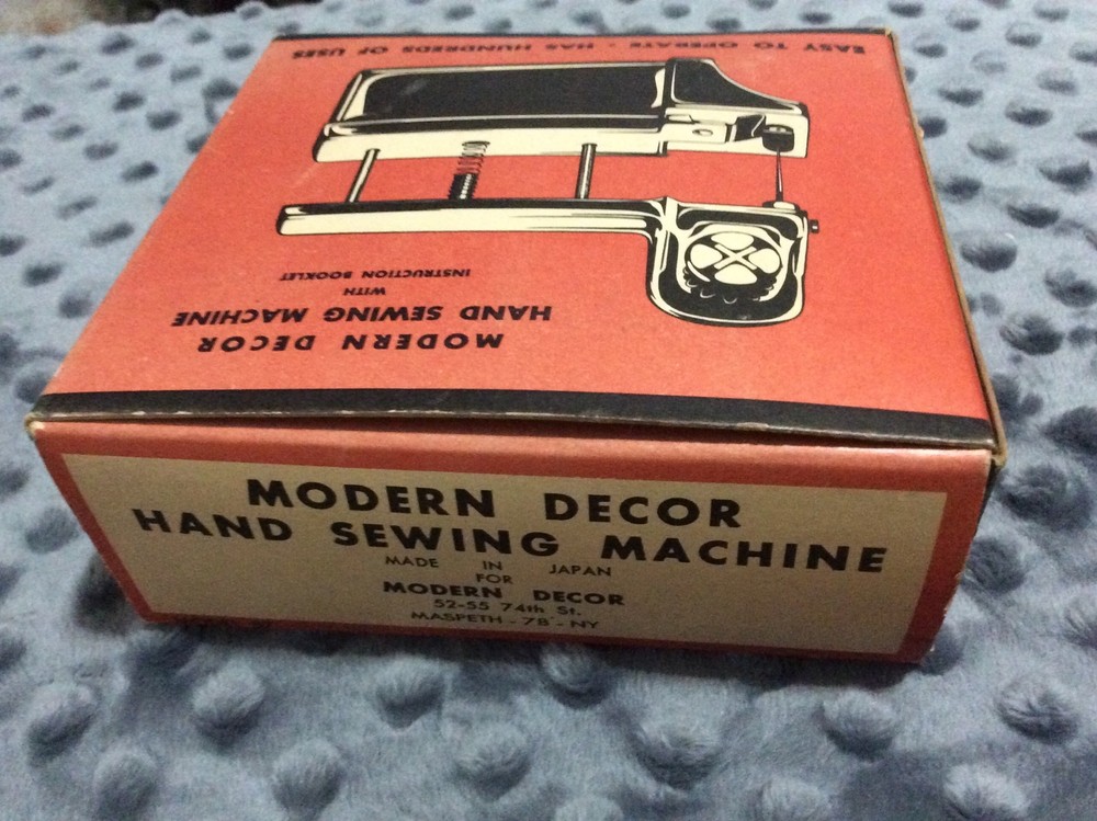 Vintage Modern Decor Hand Sewing Machine