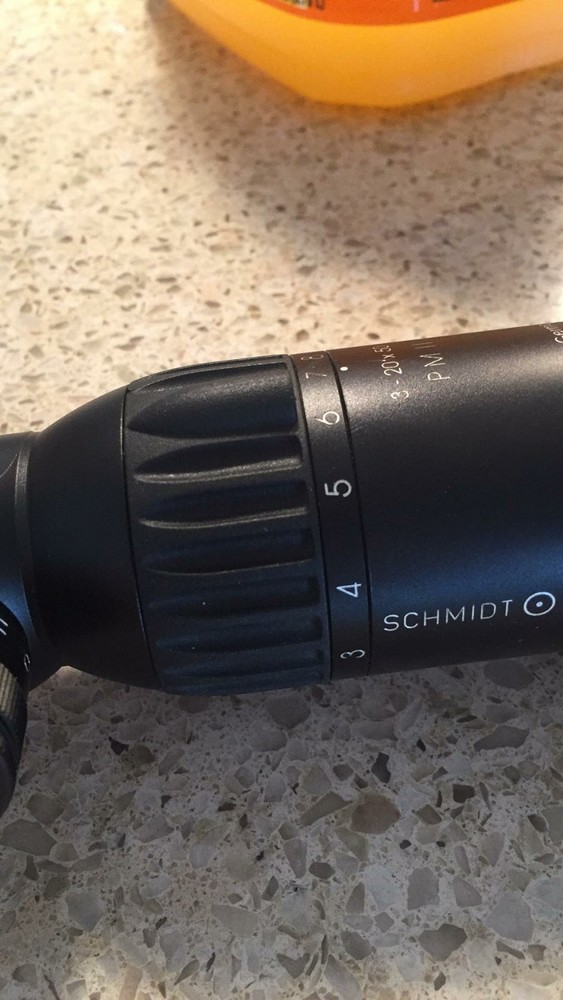 Schmidt and Bender PM ii scope throw lever