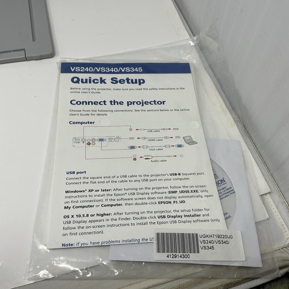 ELMO HV-110XG Visual Presenter With Case