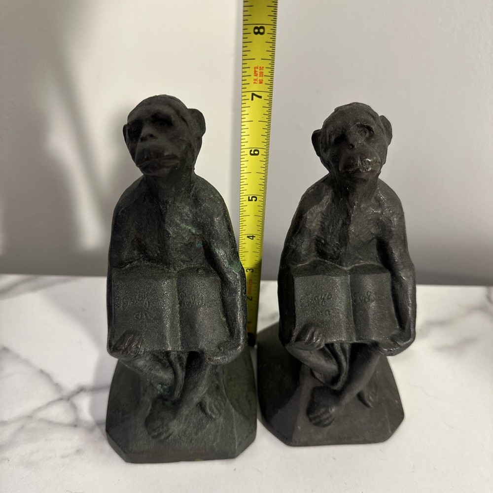 Chicago Foundry Scopes Monkey Trial Bookends Darwin Essays On Evolution