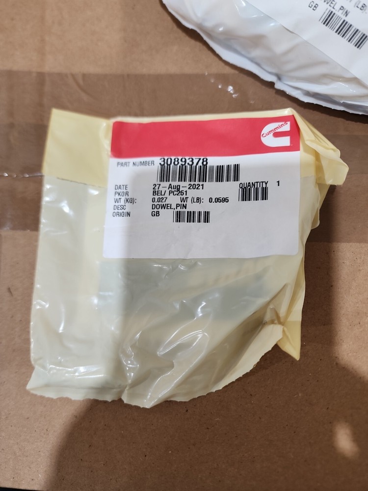Cummins Dowel Pin 3089378