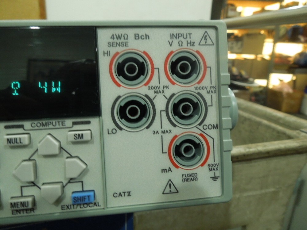 ADCMT Model: 7461A Digital Multimeter. 5½ Digit. Completes Self Test