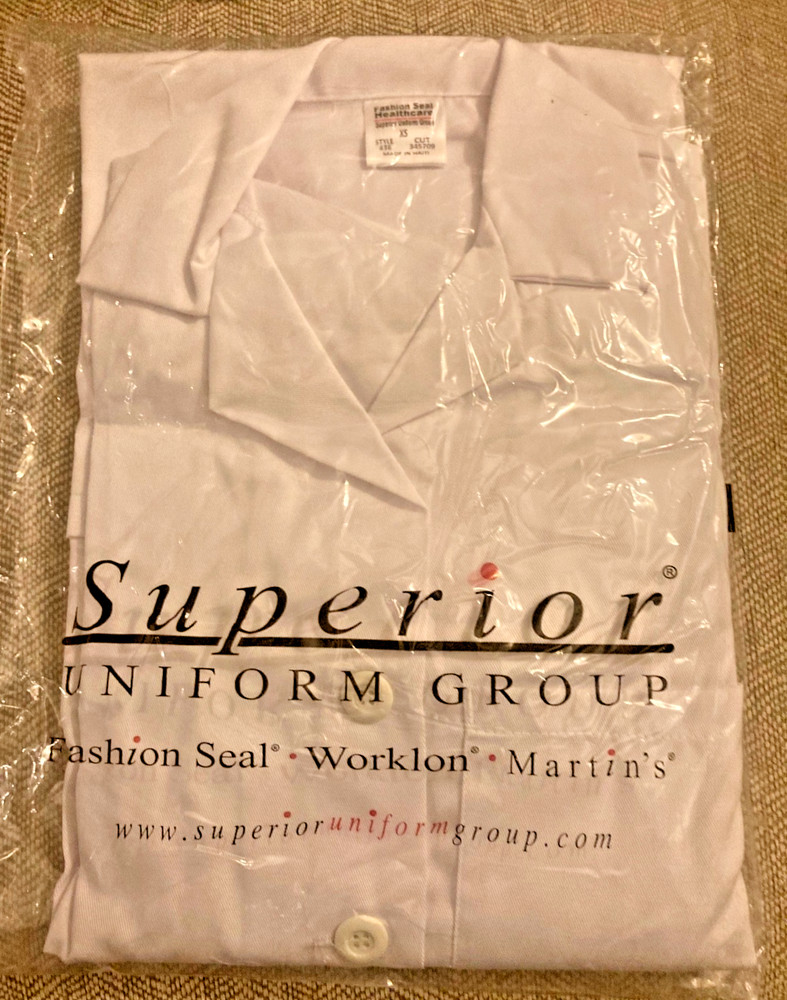 White Lab Coat- Size XS