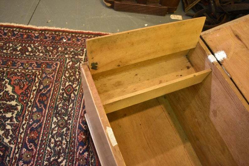 Antique 1800’s 6 Board Primitive Blanket Chest
