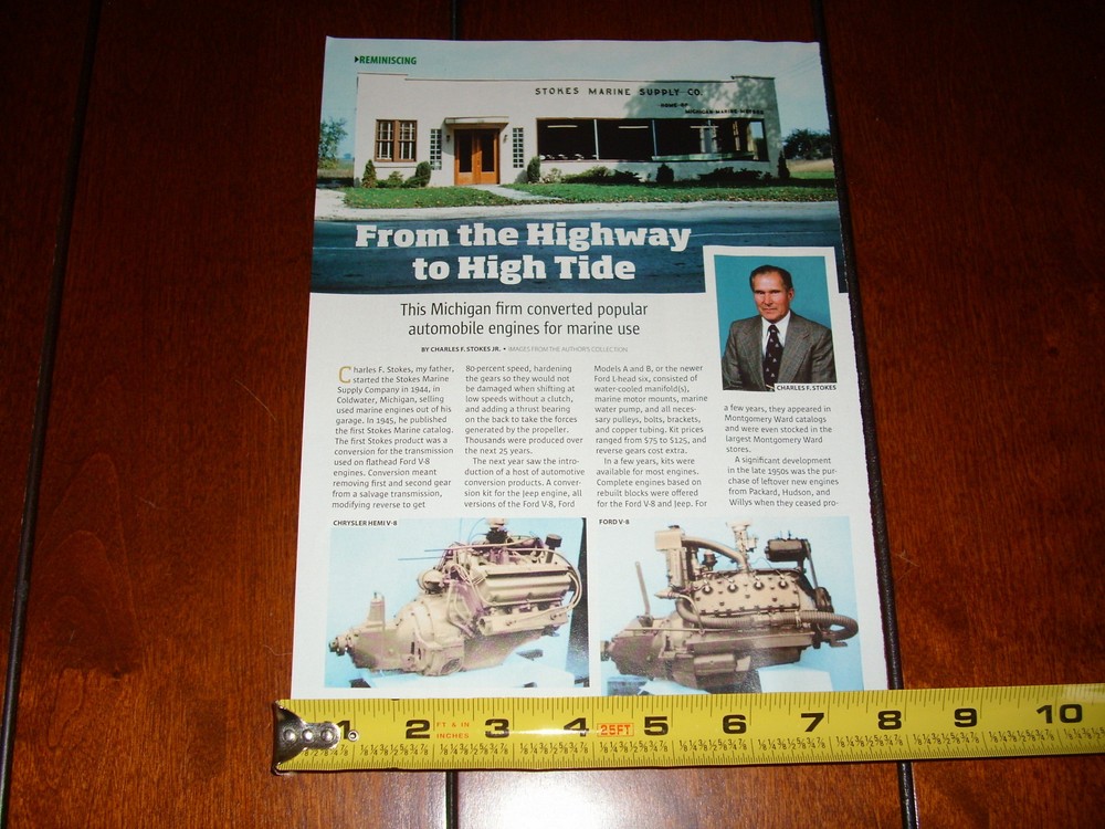 STOKES MARINE SUPPLY COLDWATER MICHIGAN - ORIGINAL 2018 ARTICLE