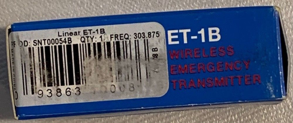 Linear ET-1B Wireless Emergency Transmitter