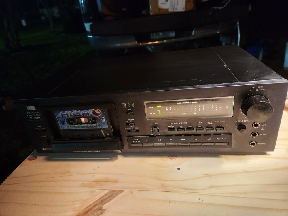 🔥 Rare Sansui D-550M Cassette Deck. Tested Working 💪 🔥