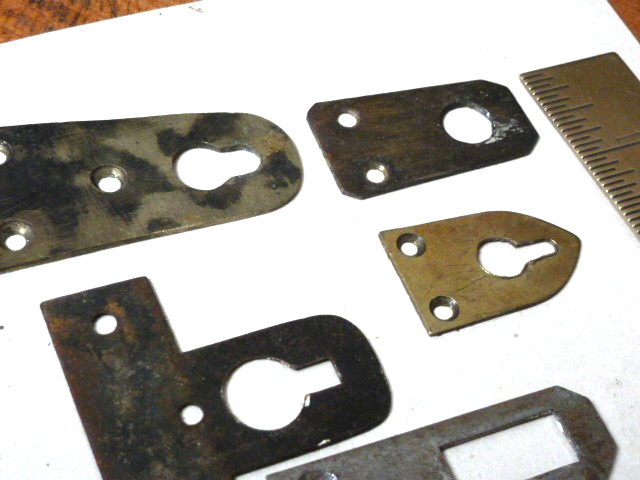 9 useful old-antique wall clock hangers (A)