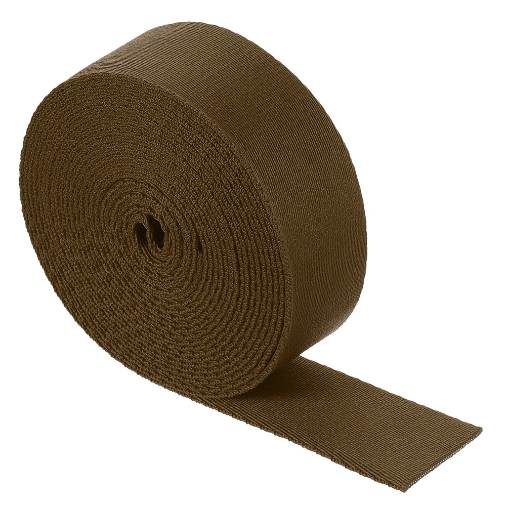 5 Yards Nylon Webbing Strap, 1 3/8-inch Bag Flat Webbing Straps, Brown