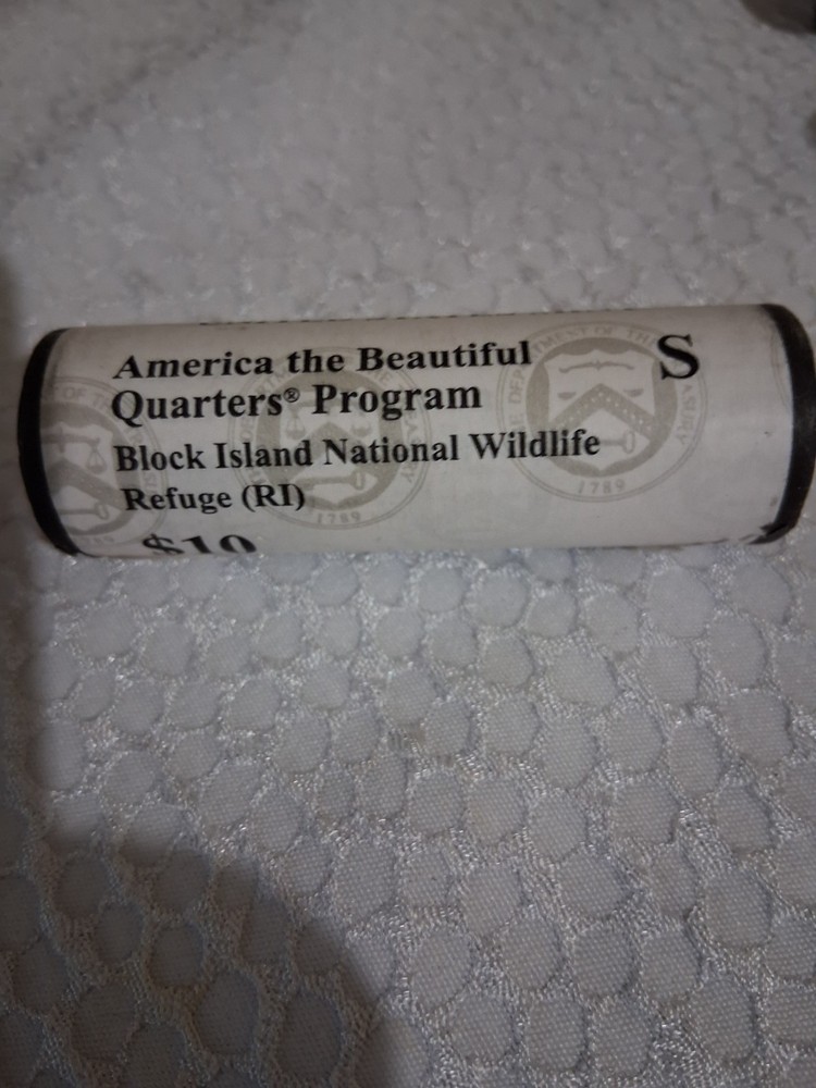 2018 S Block Island Quarter Roll  BU