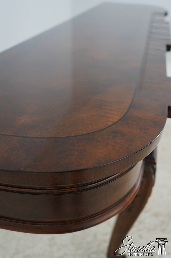 L67384: KARGES Georgian Style Walnut Console Table Sideboard