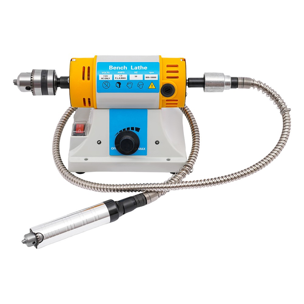 Jewelry Bench Buffer Polisher with Adjustable Speed & Accessory Kit