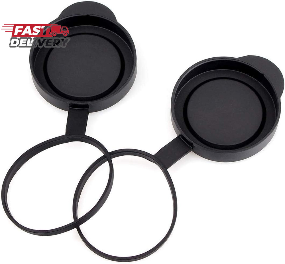 SVBONY Protective Rubber Objective Lens Caps for Fits Binoculars with Outer Diam
