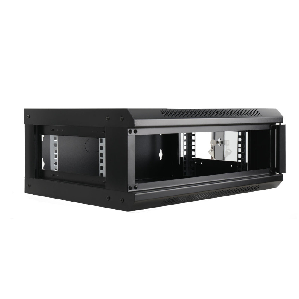 4U Server Cabinet Case Drawer Data Network Rack Enclosure floor/Wall Mount W/key