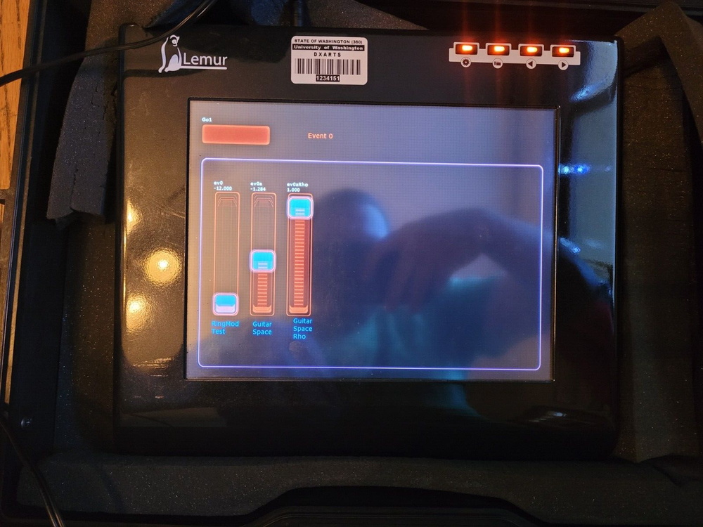 JazzMutant Lemur Touch Control Surface midi/osc controller Cables Pelican Case