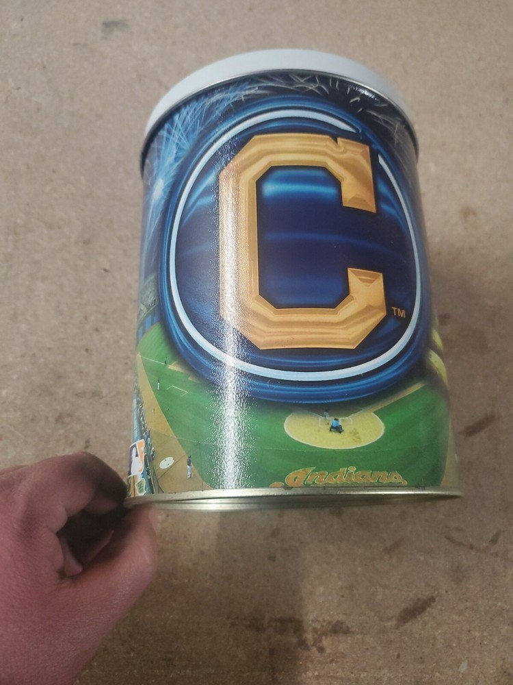 cleveland indians Tin Canister