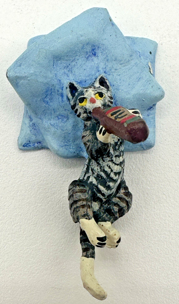 Fritz Bermann Cold Painted Cat, Austrian