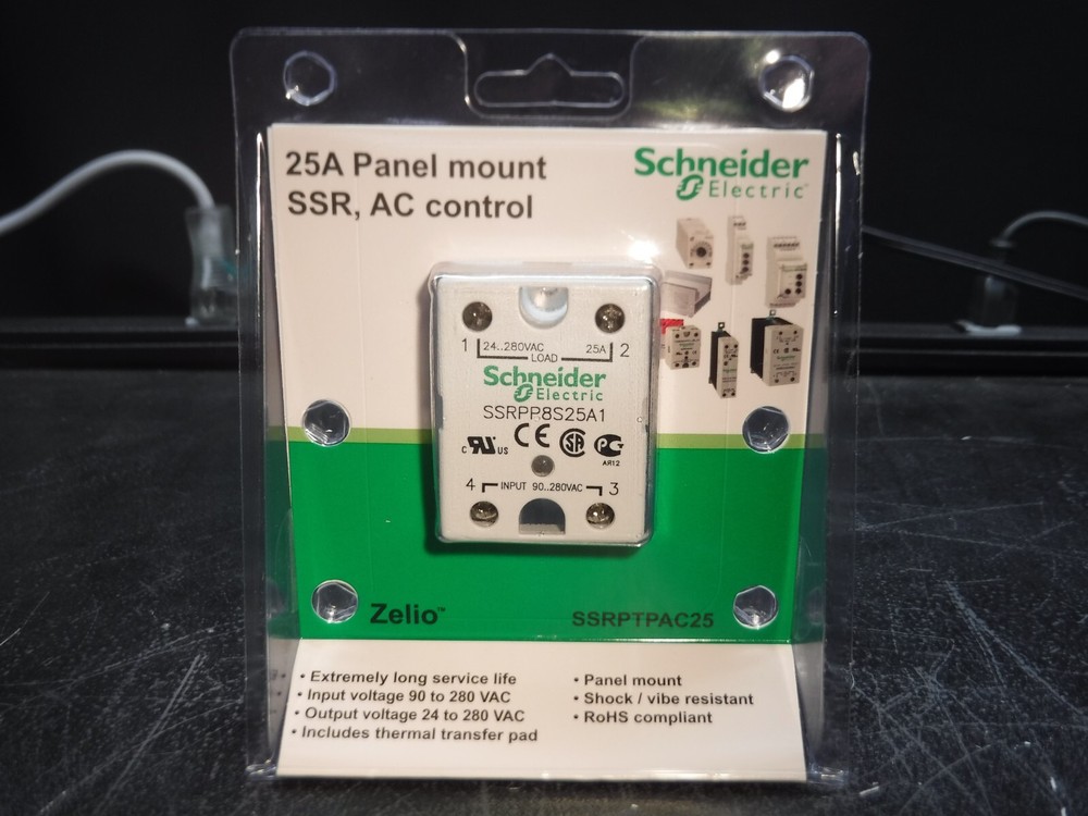 Schneider Electric SSRPTPAC25 25A Panel Mount SSR AC Control