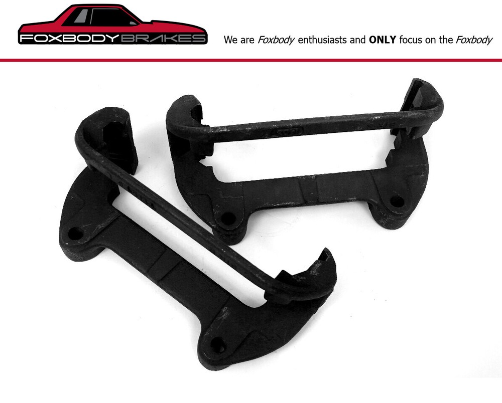 Pair of front Cobra 13" caliper brackets