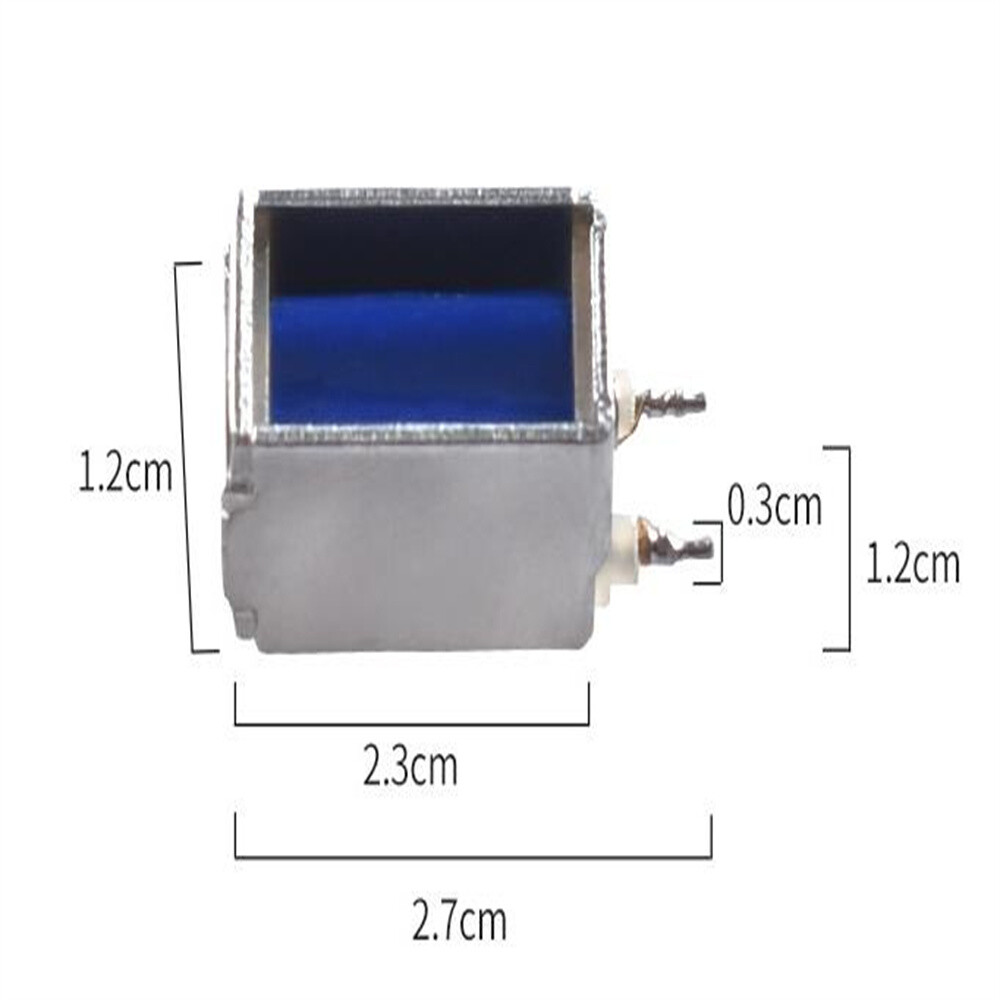 Mini 6V DC Solenoid Valve Pull Push Electromagnet Suction Rod Electronic Micro F